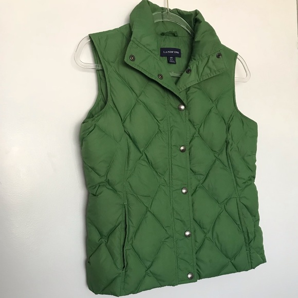 Land’s End Down Puffer Vest with Pockets - Picture 2 of 7